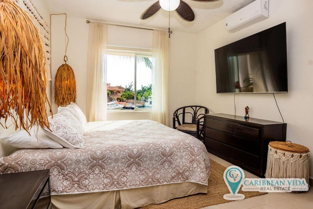 Stunning Large Remodeled Penthouse-Big Canal Views Puerto Aventuras Exterior photo